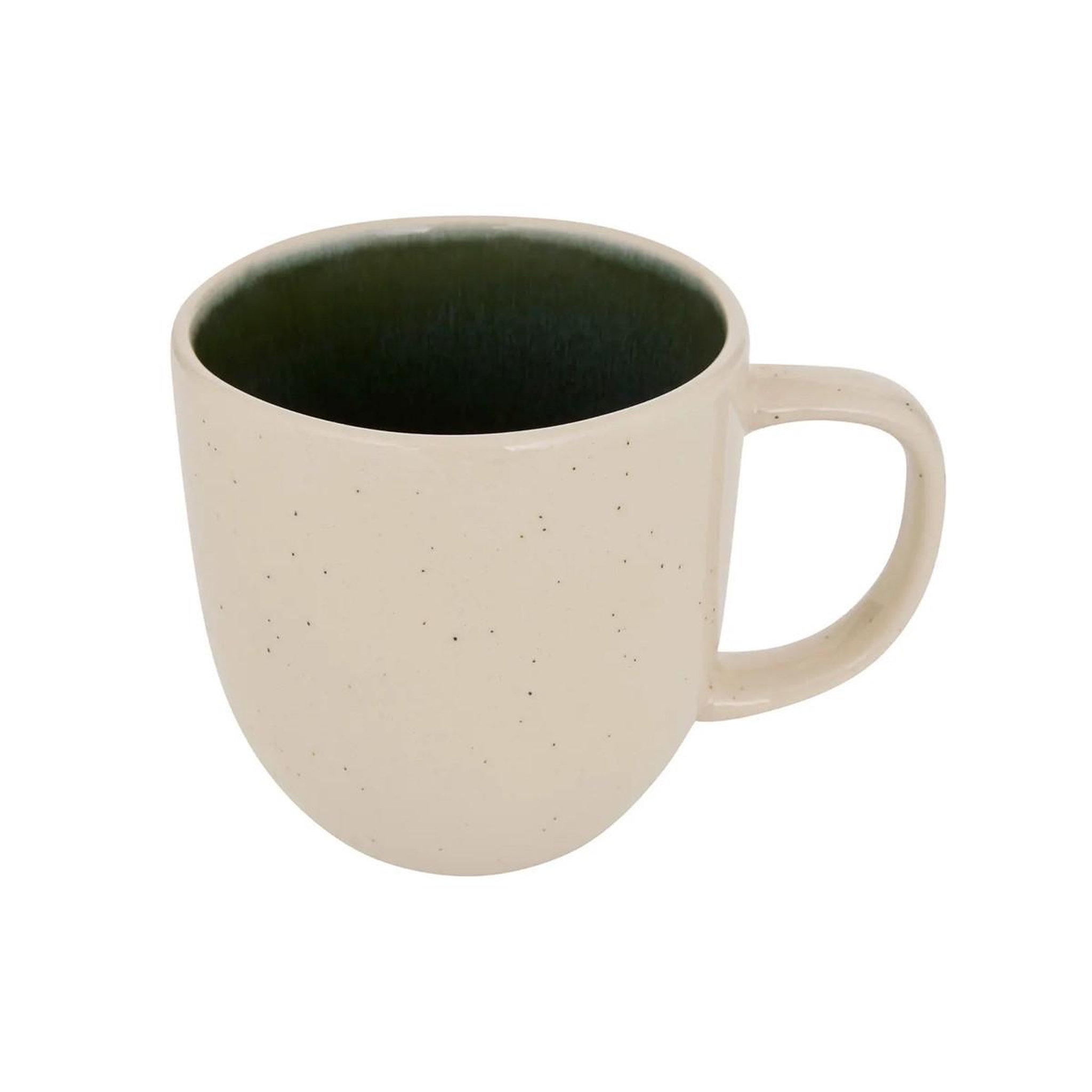 Voir la diapositive 2 : SECRET DE GOURMET Lot de 6 mugs en faïence  wonja  44cl vert