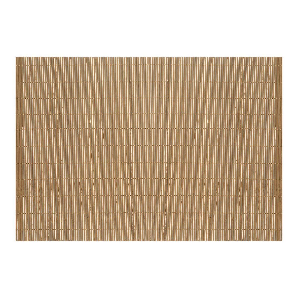 TOILINUX Lot de 6 Sets de table en bambou rectangulaire - 45 x 30 cm