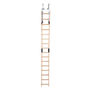 Voir la diapositive 1 : HAILO Echelle plate de toit en bois pour couvreur avec crochet de toit 4m Hailo Safety Roof