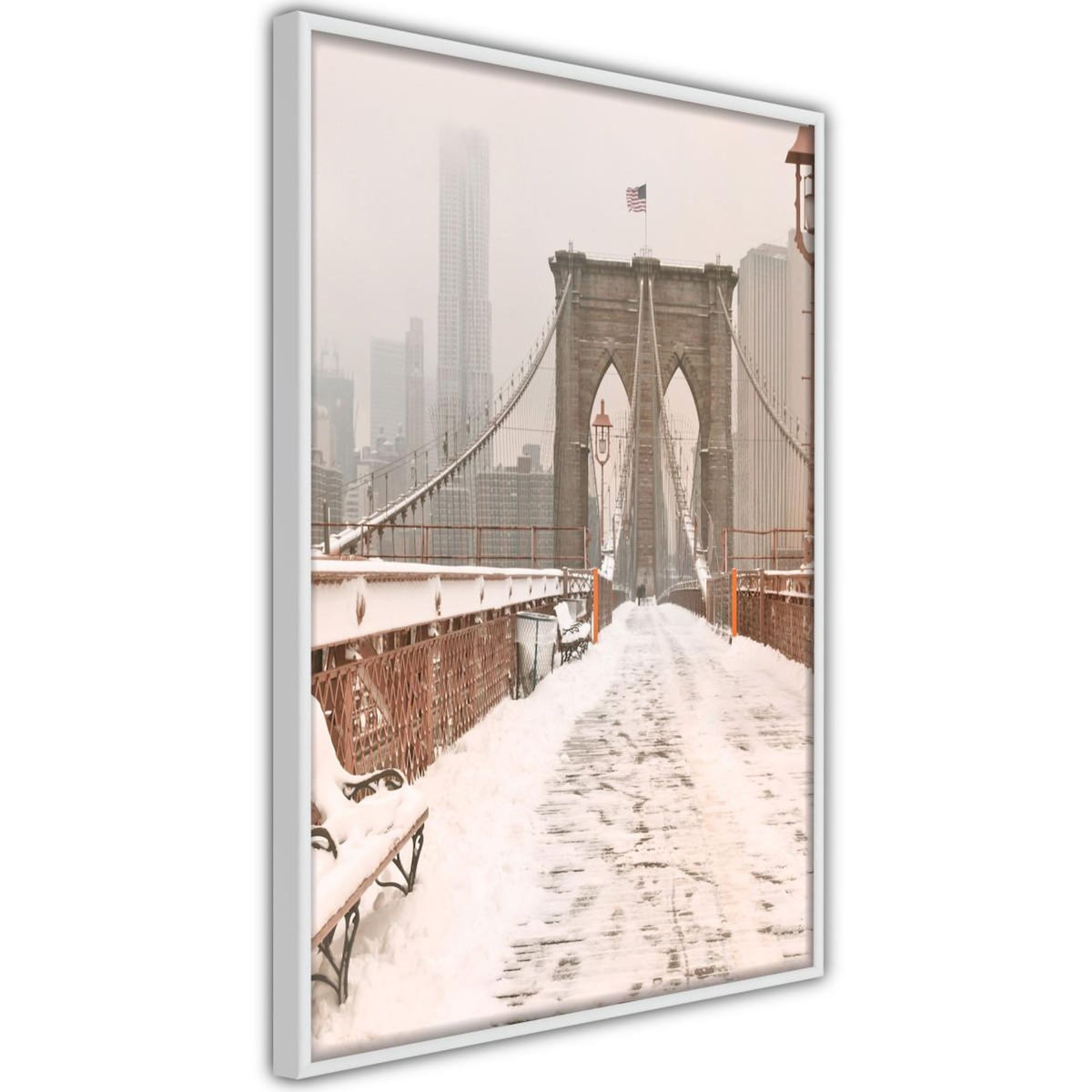 Paris Prix Affiche Murale Encadrée  Winter in New York
