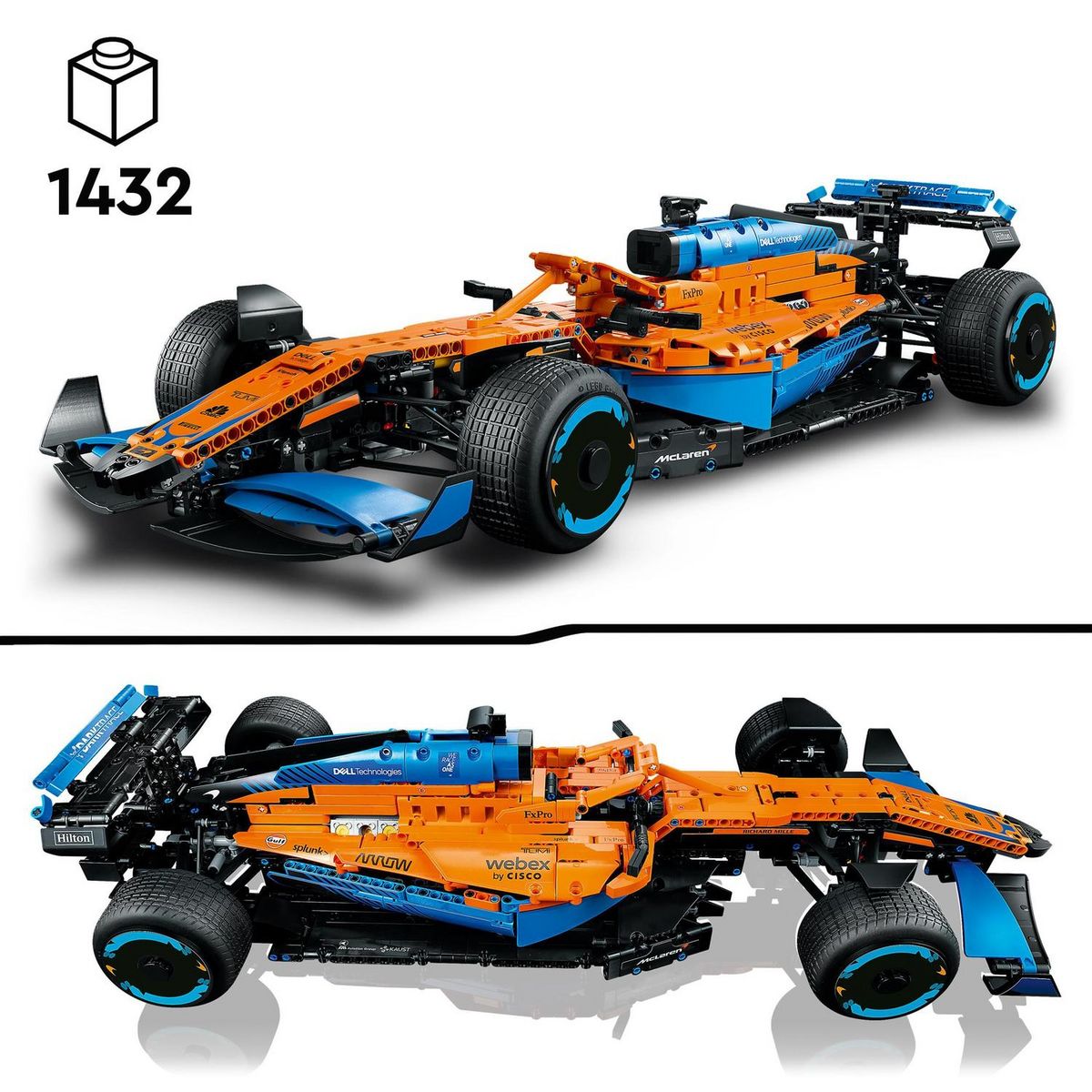 LEGO Technic 42141 La Voiture de Course McLaren Formula 1 2022 Maquette Adulte