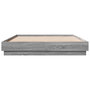 Voir la diapositive 4 : VIDAXL Cadre de lit sans matelas sonoma gris 120x200 cm