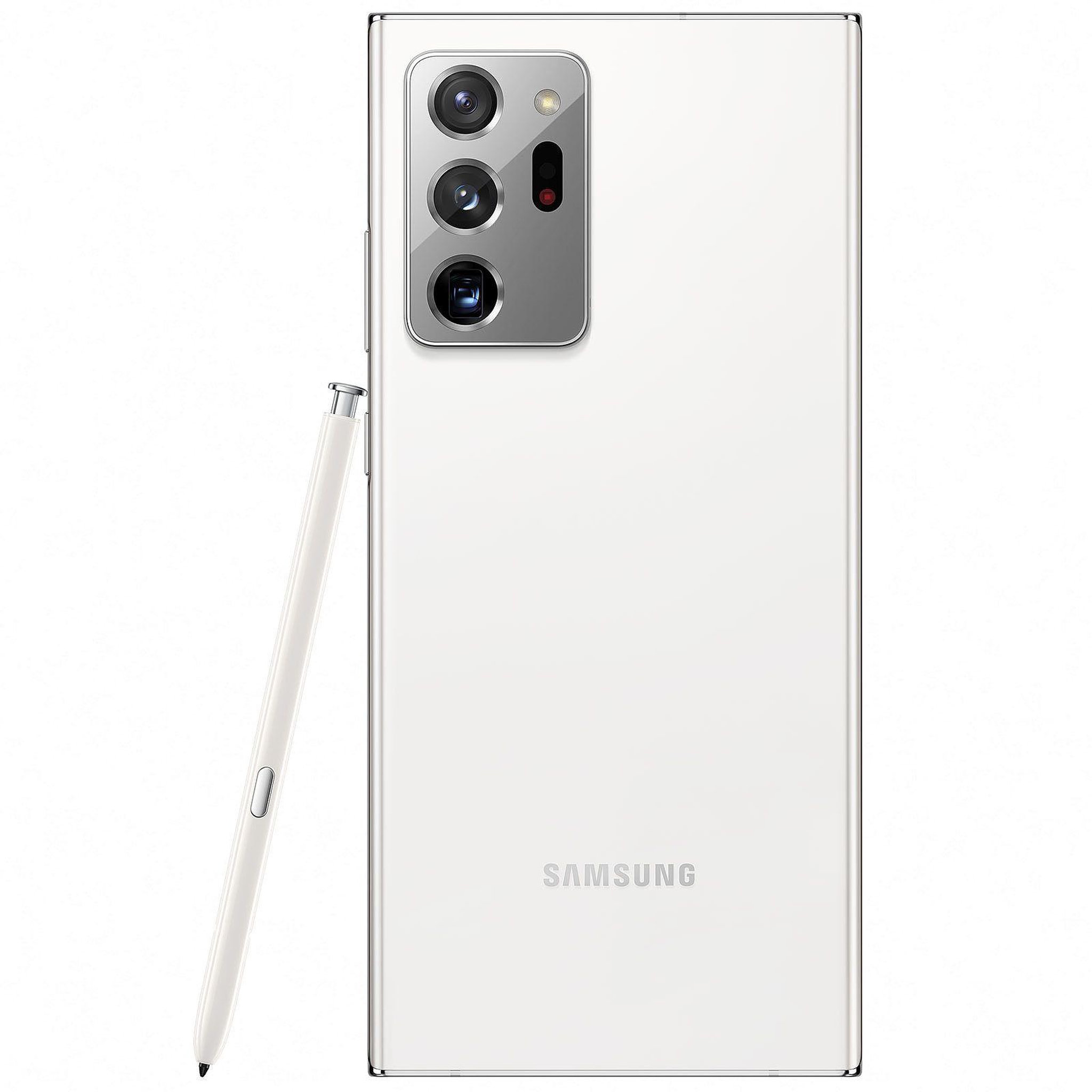 Voir la diapositive 3 : Samsung Galaxy Note 20 Ultra 5G (Dual Sim) Reconditionné 256 Go - Grade A - Blanc