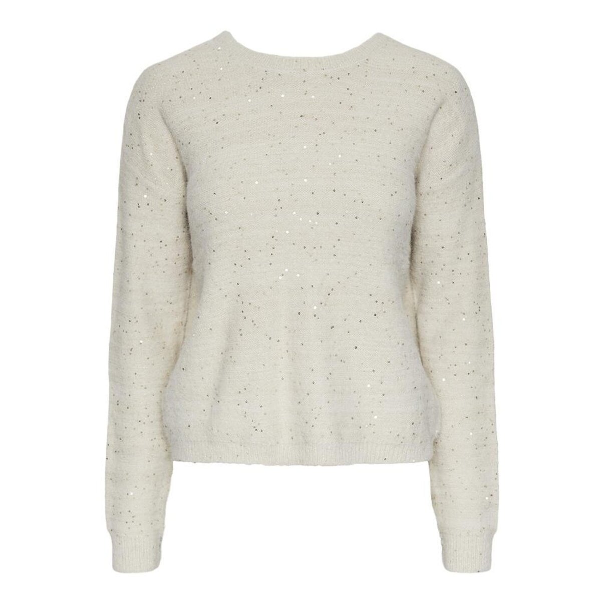 Pieces Gilet Ecru Femme Pieces Nilja