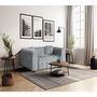 Voir la diapositive 2 : Habitat et Jardin Canapé droit en tissu chenille  Vendome  - 2 places - Gris