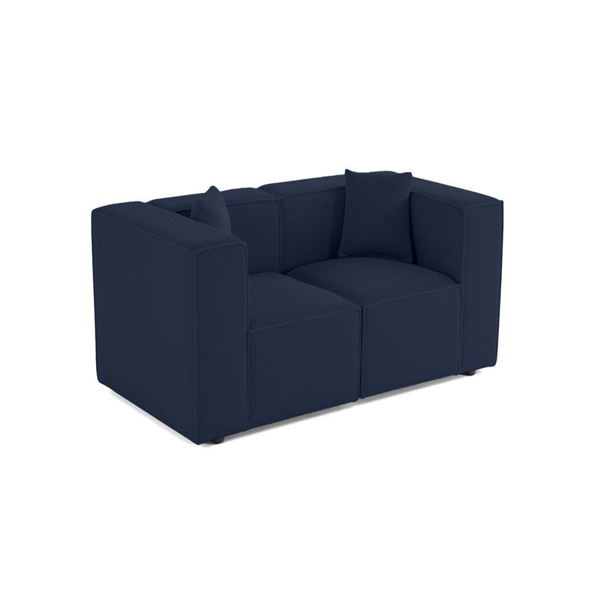 Voir la diapositive 3 : LISA DESIGN Arty - canapé modulable 2 places - en tissu mailles 3d