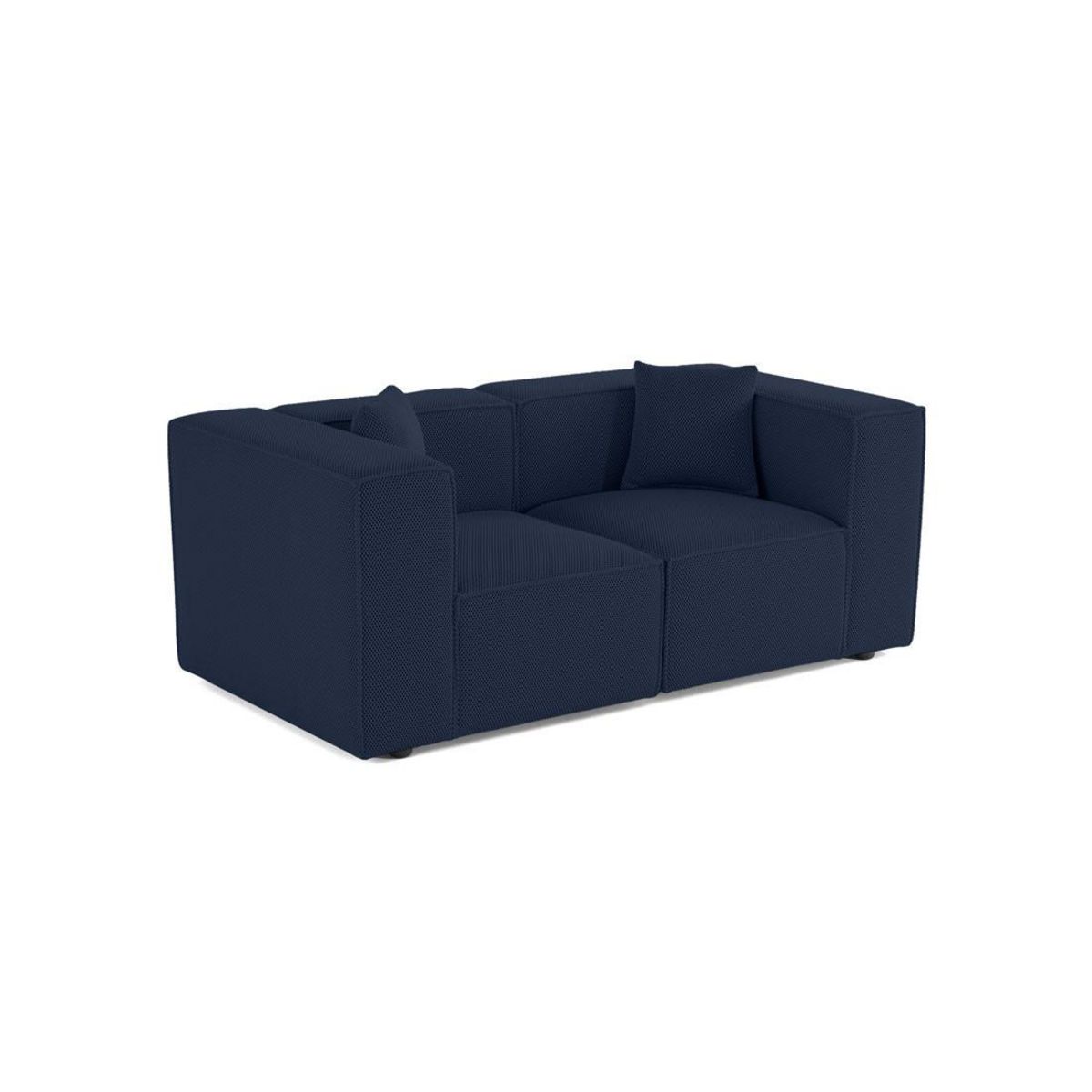 LISA DESIGN Arty - canapé modulable 2 places - en tissu mailles 3d