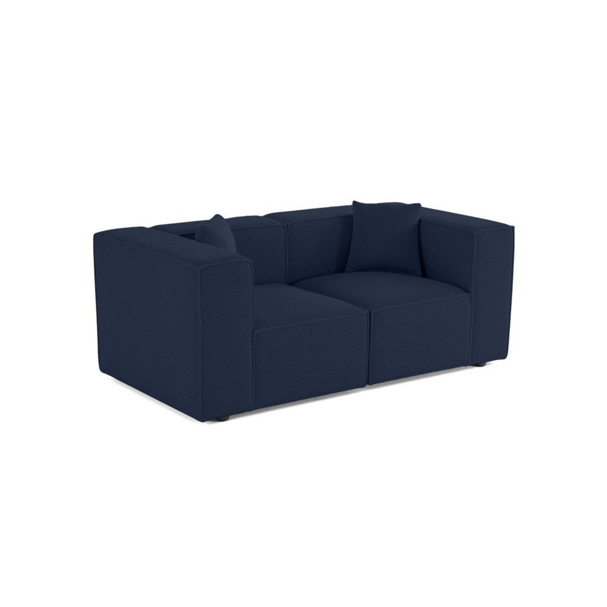 LISA DESIGN Arty - canapé modulable 2 places - en tissu mailles 3d