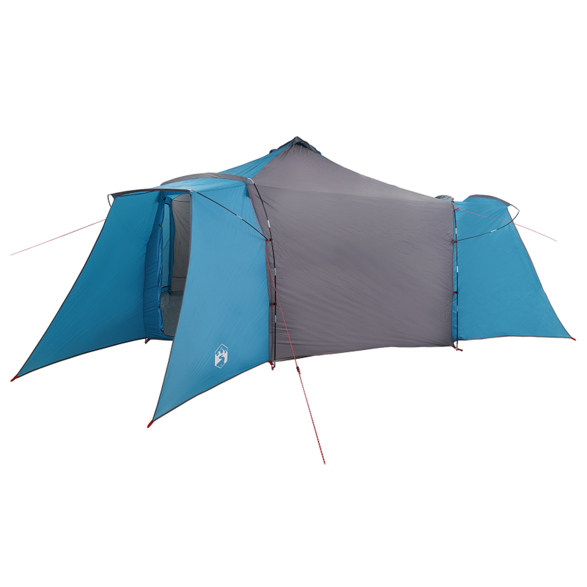 Voir la diapositive 2 : VIDAXL Tente Familiale Tipi Bleue 8 Personnes Étanche