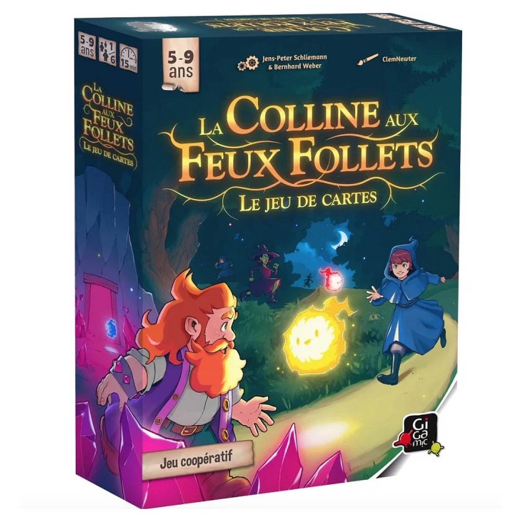 Gigamic La colline aux feux follets - Le jeu de cartes