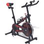 Voir la diapositive 2 : VIDAXL Vélo d appartement avec capteurs de pouls Noir et rouge