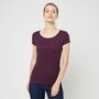 INEXTENSO T-shirt manche courte violet uni femme