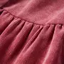 VIDAXL Robe enfants a manches longues velours cotele rose ancien 116