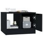 Voir la diapositive 4 : VIDAXL Table basse noir 50x50x36 cm bois d'ingenierie