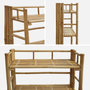 Voir la diapositive 6 : SWEEEK Etagère en bambou 4 niveaux L66 x P29cm x H135.5cm