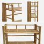 Voir la diapositive 6 : SWEEEK Etagère en bambou 4 niveaux L66 x P29cm x H135.5cm