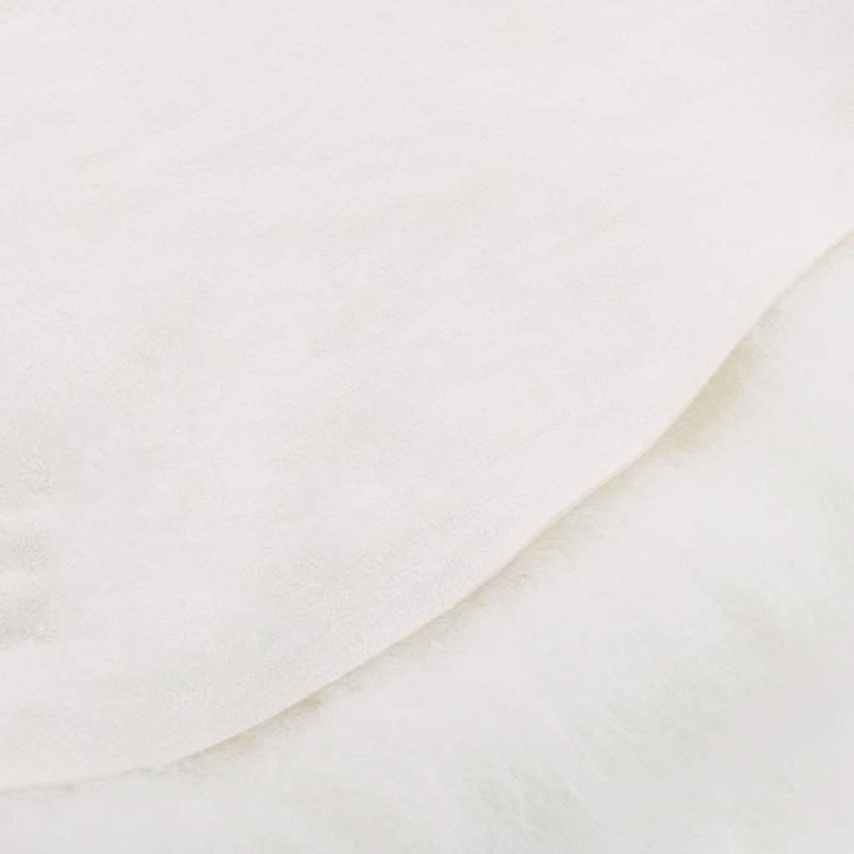 VIDAXL Housse de chaise en peau de mouton islandaise Creme 70x110 cm