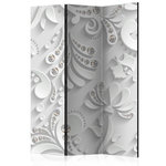 Paris Prix Paravent 3 Volets  Flowers with Crystals  135x172cm
