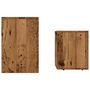 Voir la diapositive 5 : VIDAXL Tables basses gigognes 2 pcs vieux bois bois d'ingenierie