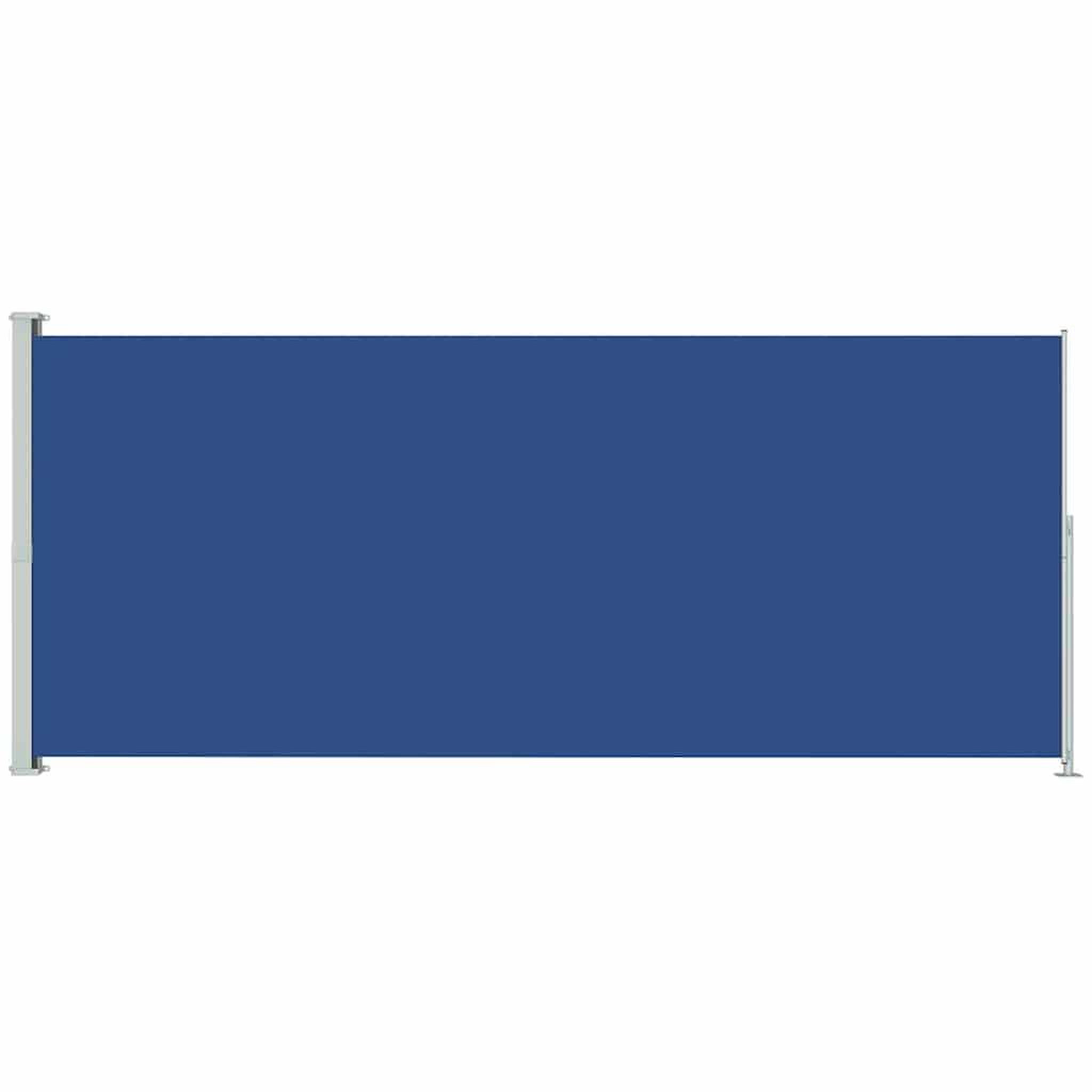 Voir la diapositive 2 : VIDAXL Auvent lateral retractable de patio 180x500 cm Bleu