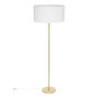 Voir la diapositive 3 : ATMOSPHERA Abat Jour en Tissu Bouclette  Beline  50cm Blanc