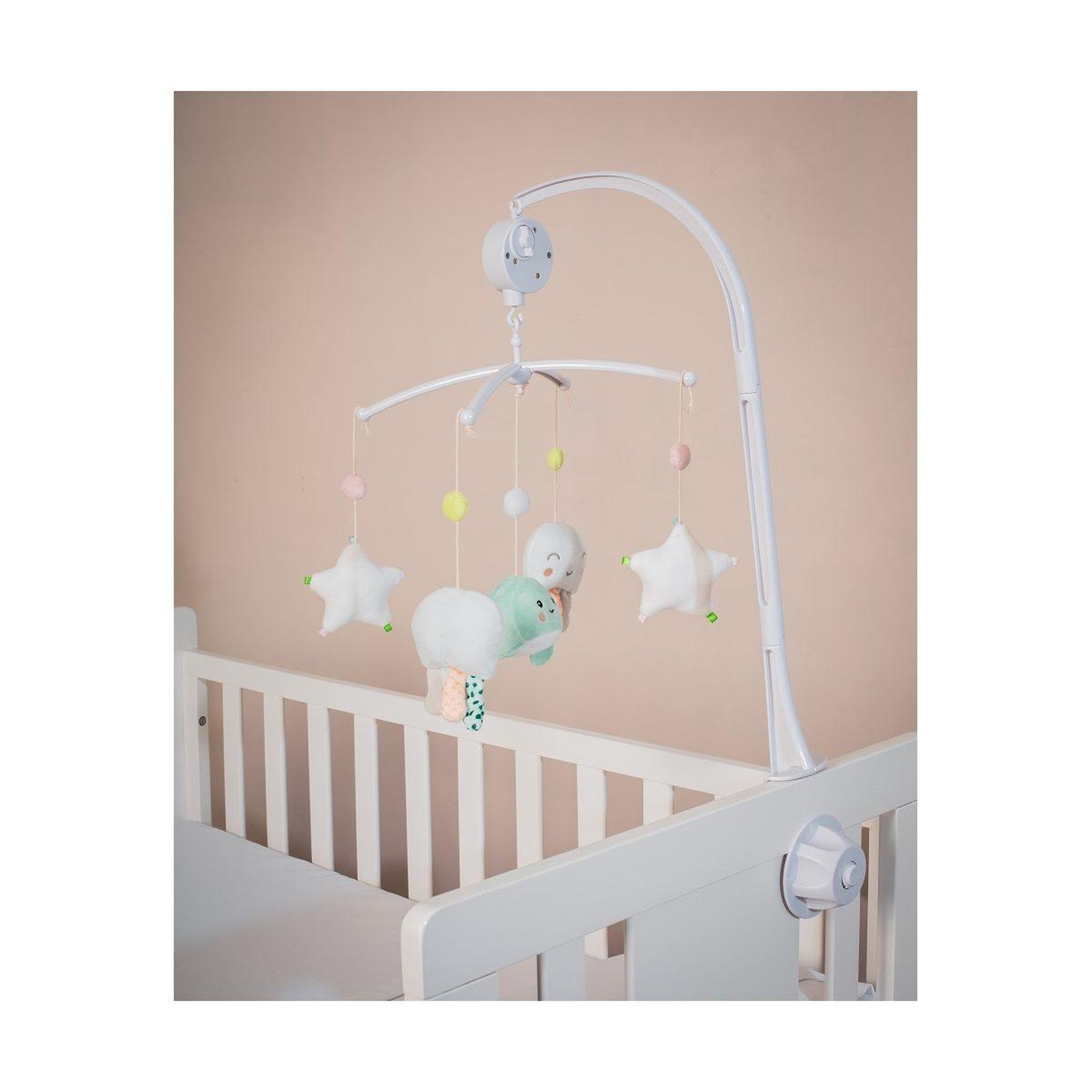 Voir la diapositive 5 : INTERBABY Carrousel musical  pulpo - mobile de lit bébé