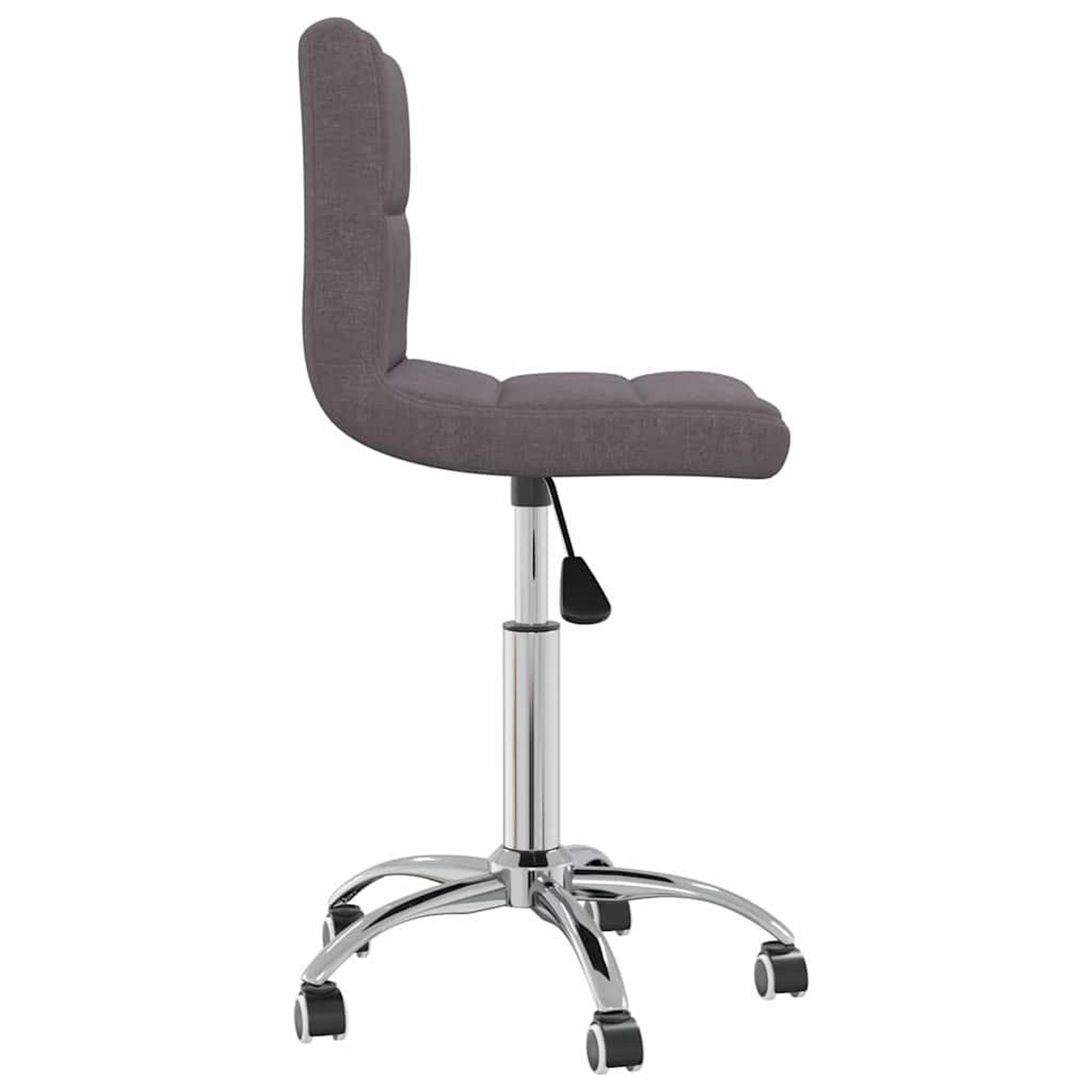 Voir la diapositive 6 : VIDAXL Chaise pivotante de bureau Taupe Tissu