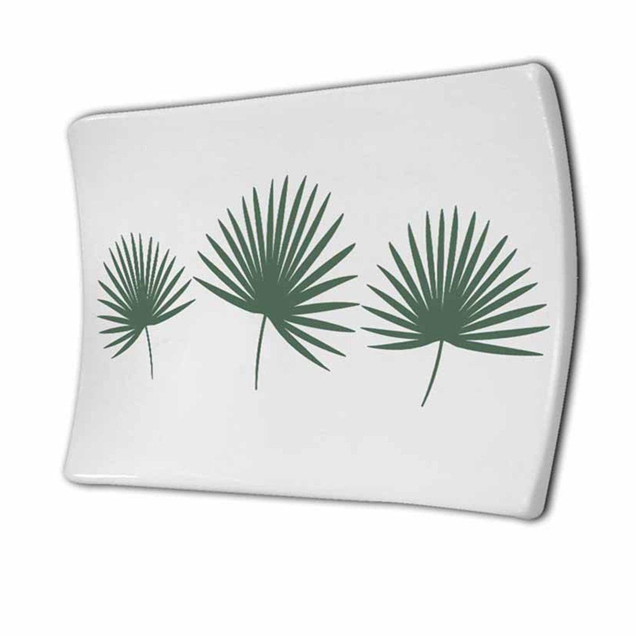 Voir la diapositive 1 : Douceur d'Intérieur Porte Savon en Céramique  Jungly  14cm Blanc