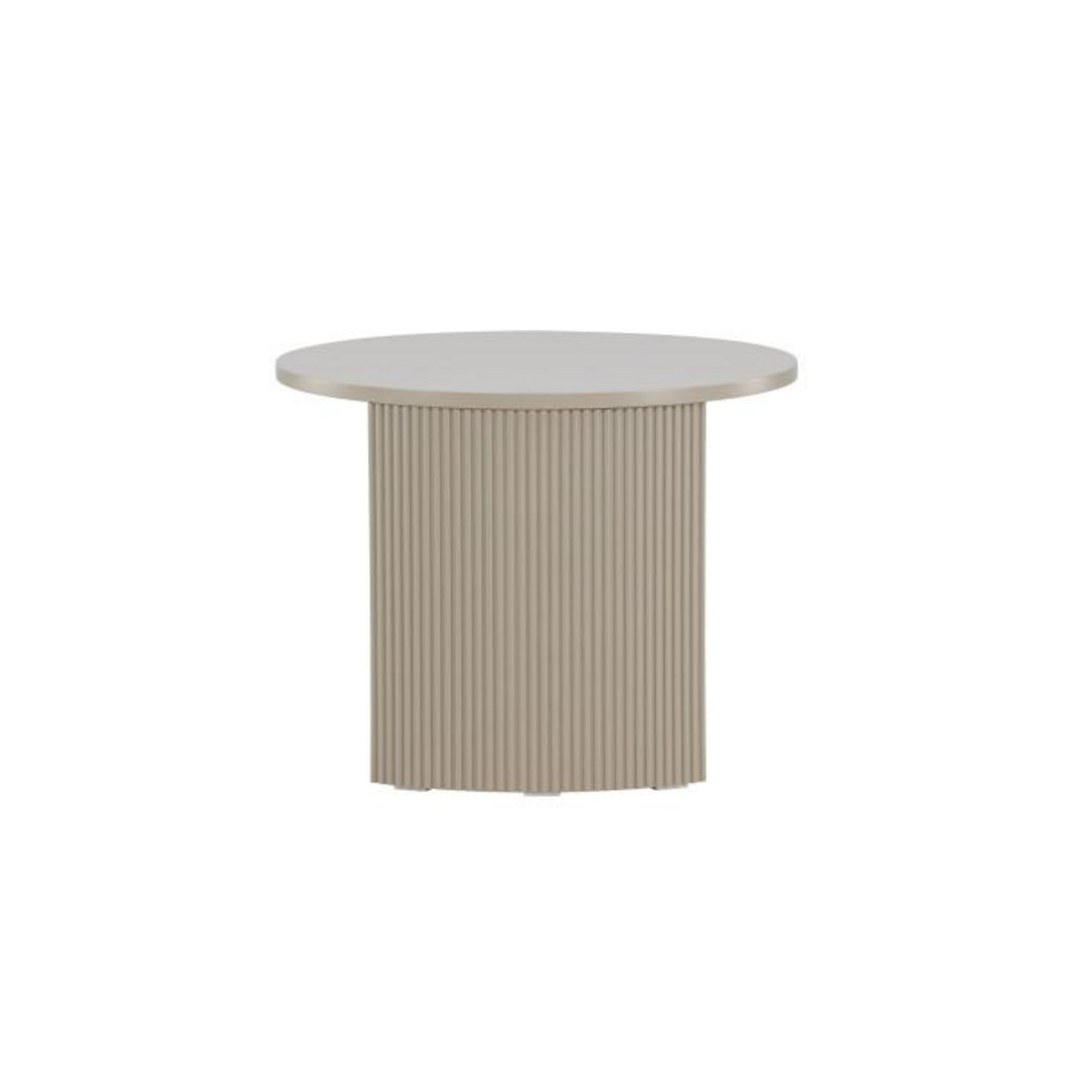 Paris Prix Table Basse Nervurée  Bristol  60cm Beige