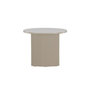 Voir la diapositive 6 : Paris Prix Table Basse Nervurée  Bristol  60cm Beige