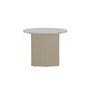Voir la diapositive 6 : Paris Prix Table Basse Nervurée  Bristol  60cm Beige