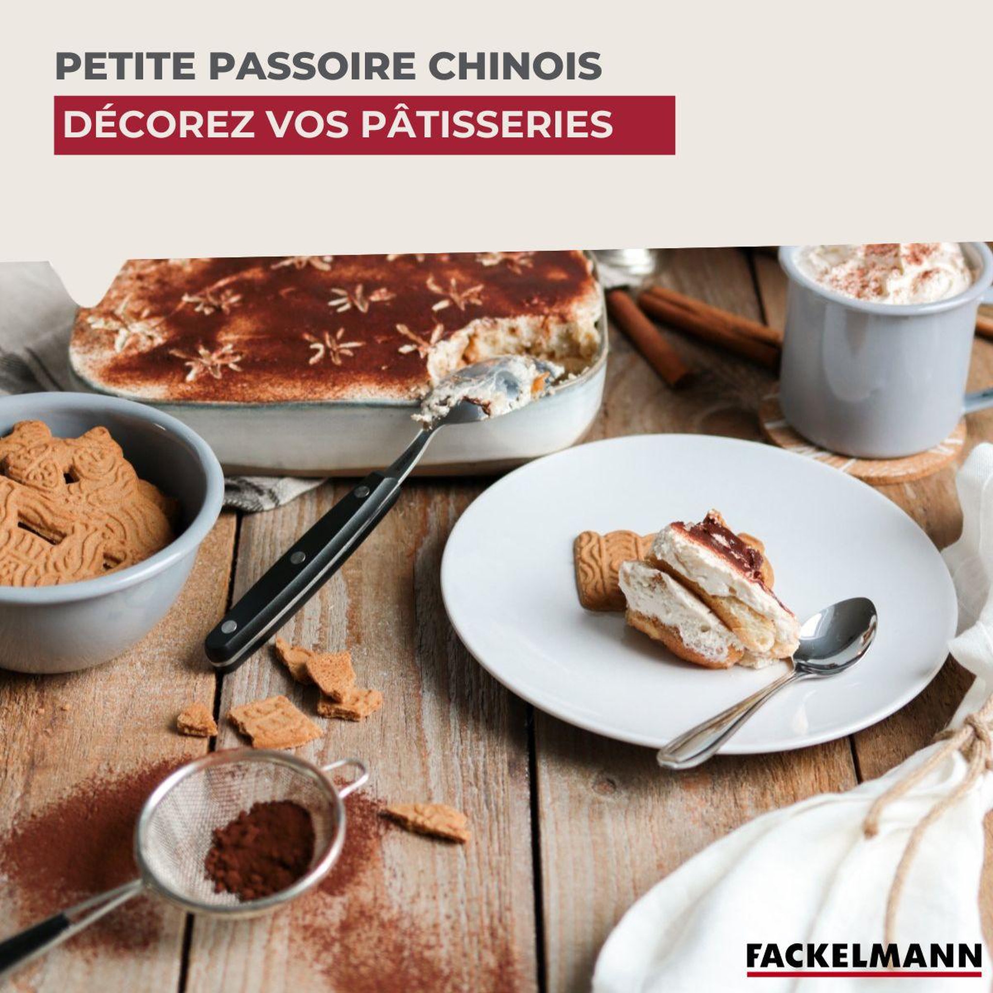 Voir la diapositive 5 : Fackelmann Petit chinois 7 cm de diamètre fackelmann