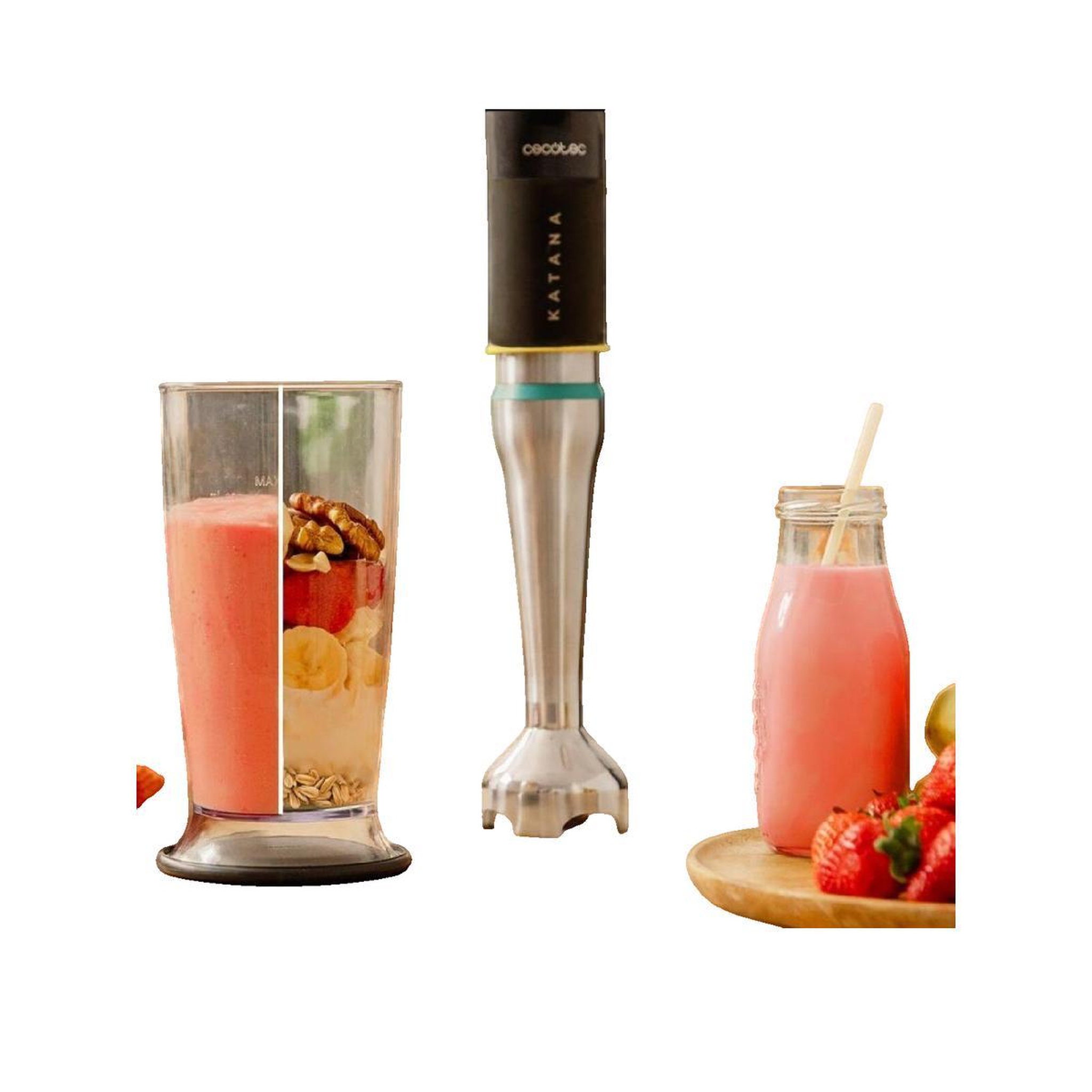 Voir la diapositive 3 : CECOTEC Mixeur Plongeant Cecotec TotalDestroy Puissant 1500 W