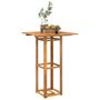 Voir la diapositive 3 : VIDAXL Table de bistro 75x75x110 cm Bois d'acacia massif