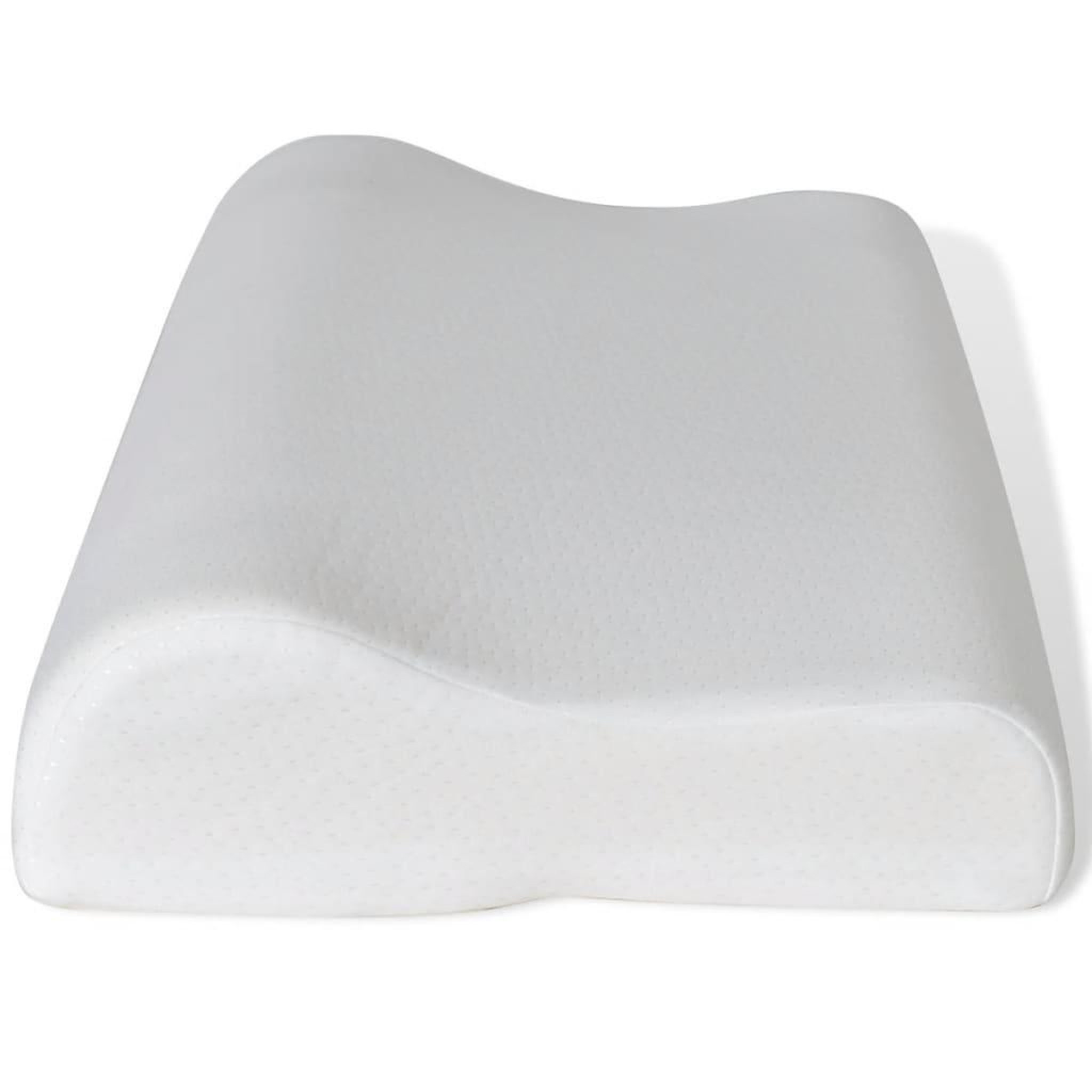 Voir la diapositive 4 : VIDAXL Set de 2 oreillers ergonomiques en mousse a memoire de forme
