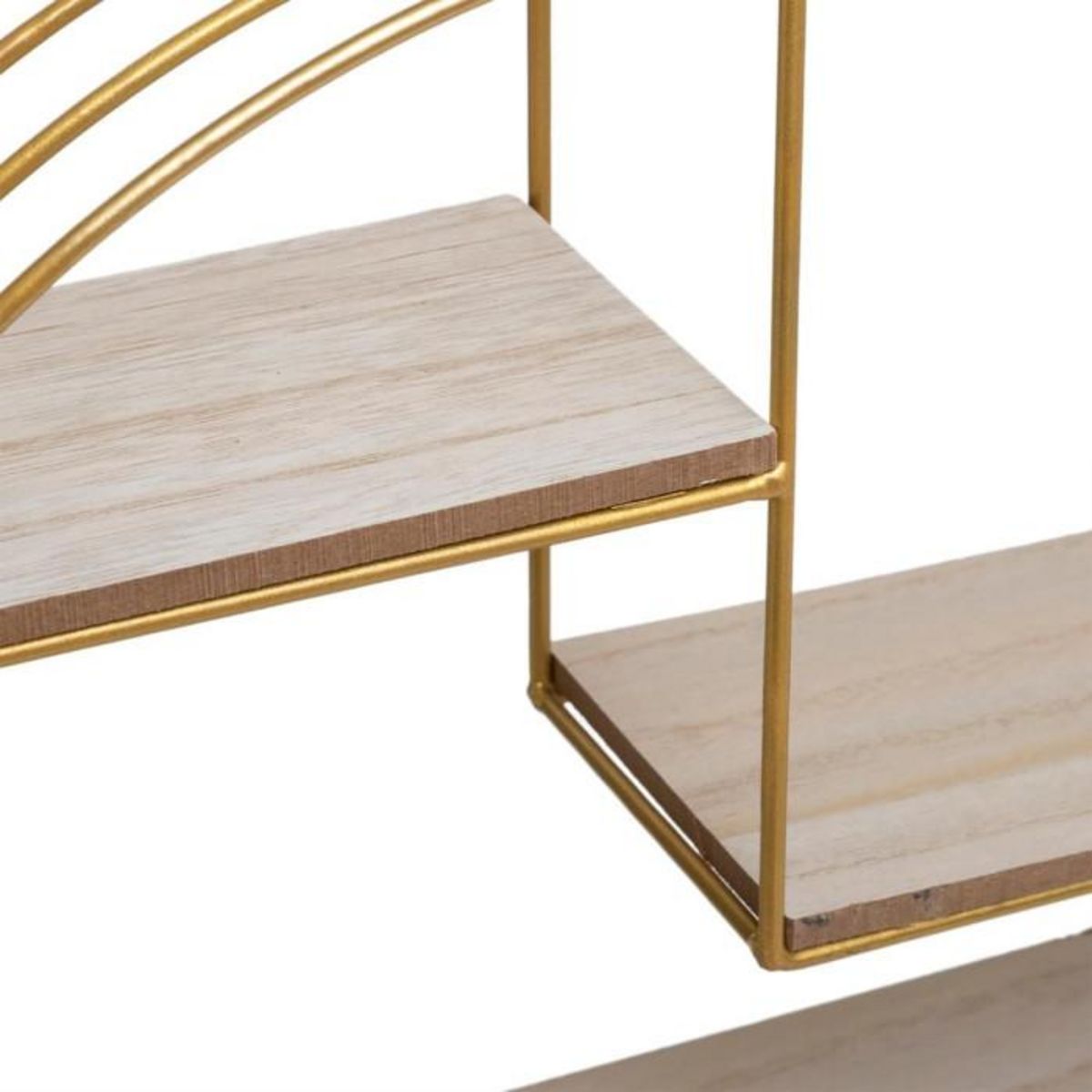 ATMOSPHERA Étagère Murale 4 Niveaux  Palmer  39cm Or