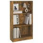 Voir la diapositive 4 : VIDAXL Bibliotheque Chene fume 60x24x109 cm Bois d'ingenierie