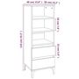 Voir la diapositive 6 : VIDAXL Buffet haut Sonoma gris 40x36x110 cm Bois d'ingenierie