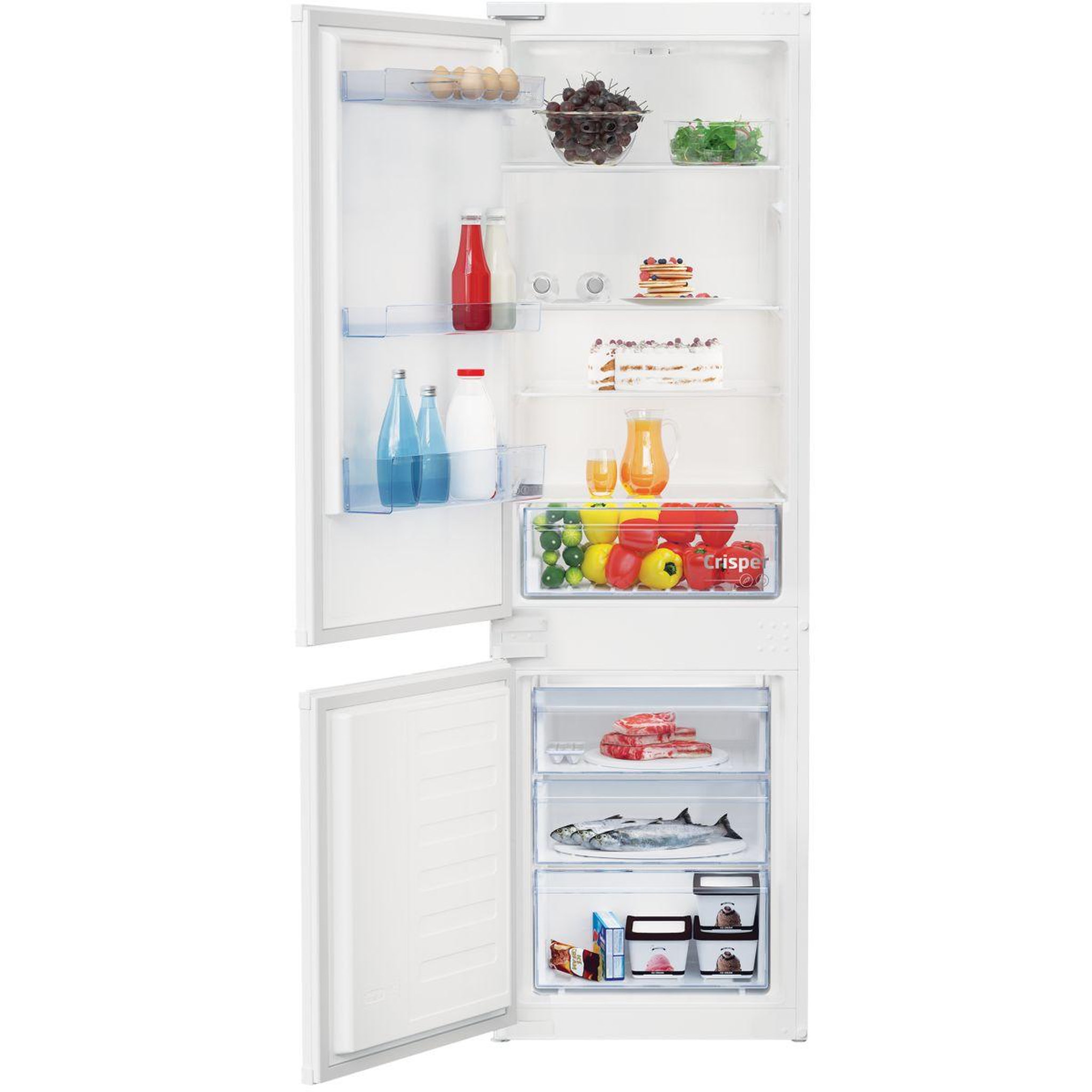 Beko Réfrigérateur combiné bcsa285k4snlh