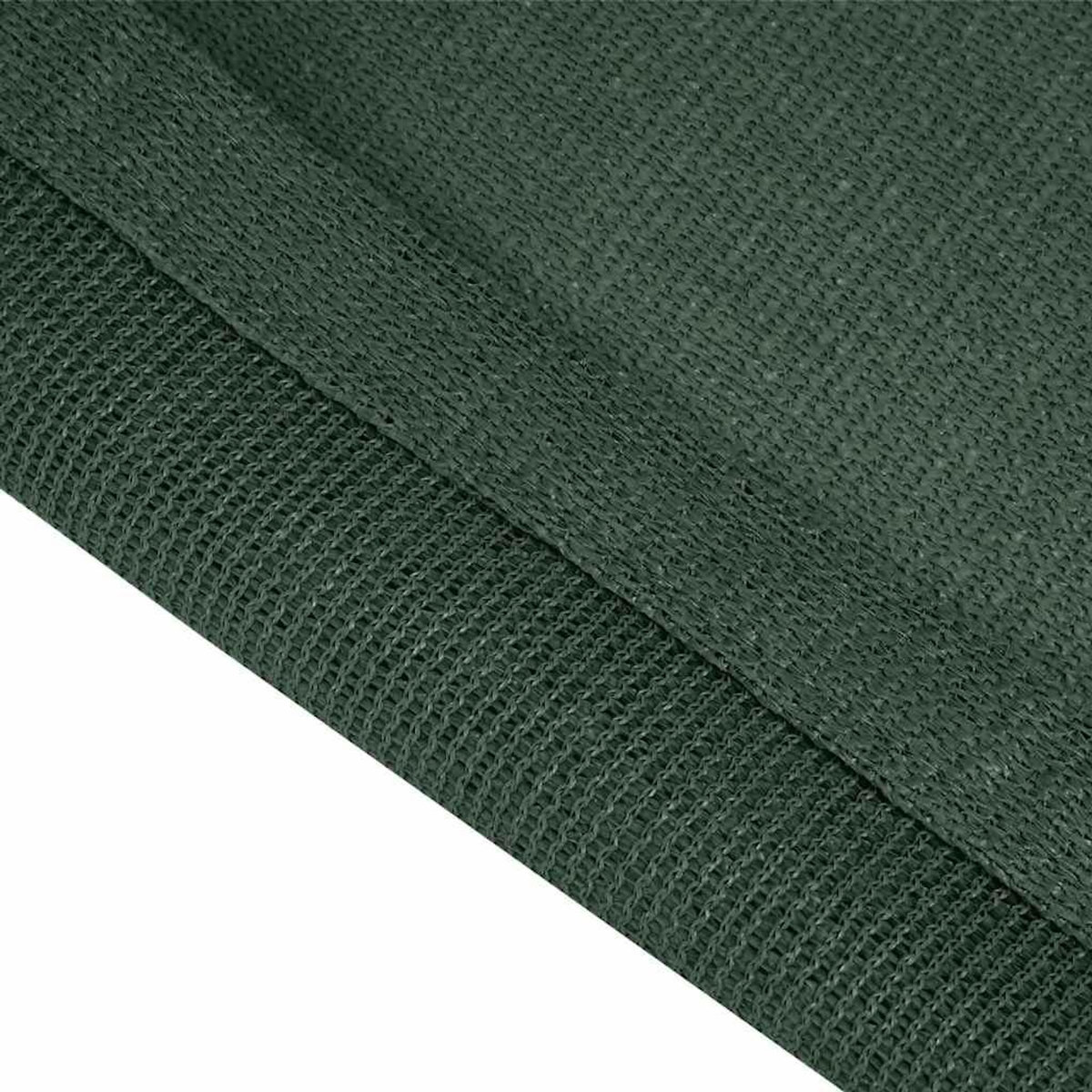 VIDAXL Tapis de tente 250x250 cm Vert fonce