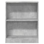 Voir la diapositive 5 : VIDAXL Bibliotheque Gris beton 60x24x76 cm Bois d'ingenierie