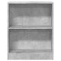 Voir la diapositive 5 : VIDAXL Bibliotheque Gris beton 60x24x76 cm Bois d'ingenierie