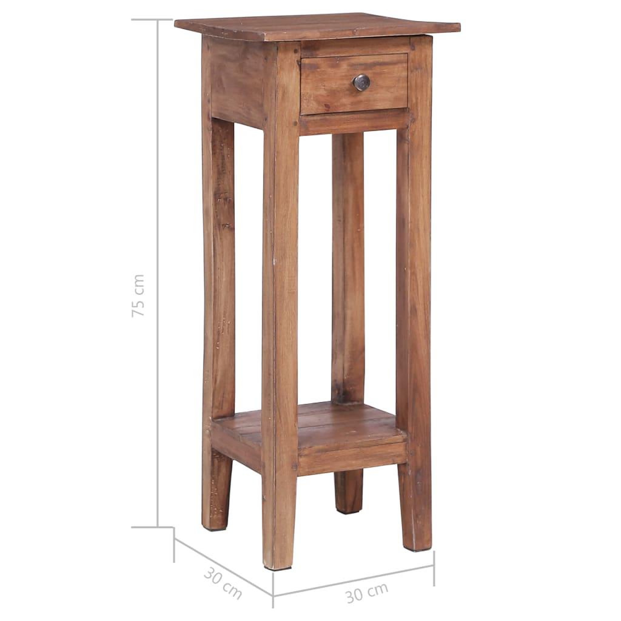 Voir la diapositive 6 : VIDAXL Support pour plantes 30x30x75 cm bois d'acajou massif