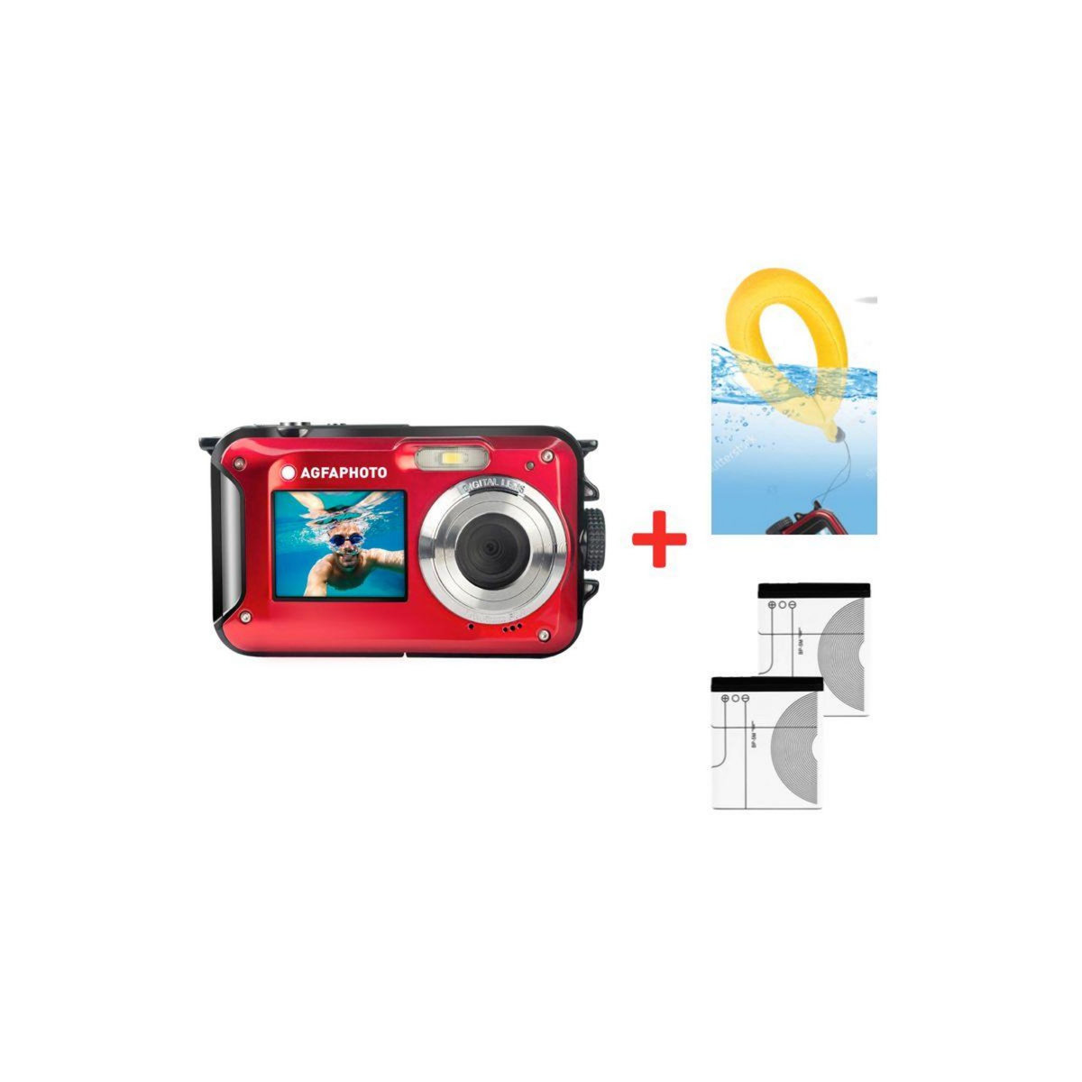 Agfa Appareil photo Compact PACK REALISHOT WATERPROOF WP8000 Ro