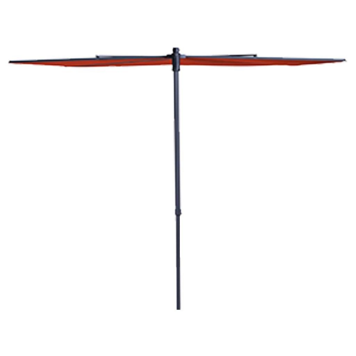 MADISON Madison Parasol de balcon Sun Wave 270x150 cm Rouge brique