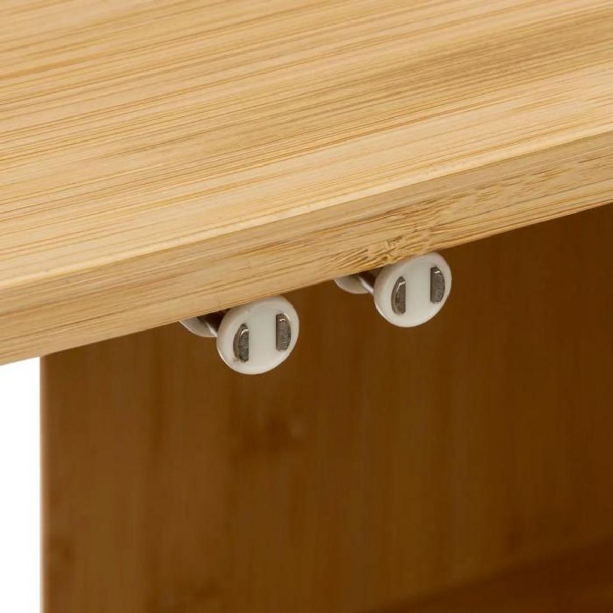 FIVE Meuble Sous Lavabo en Bambou  Jim  80cm Naturel