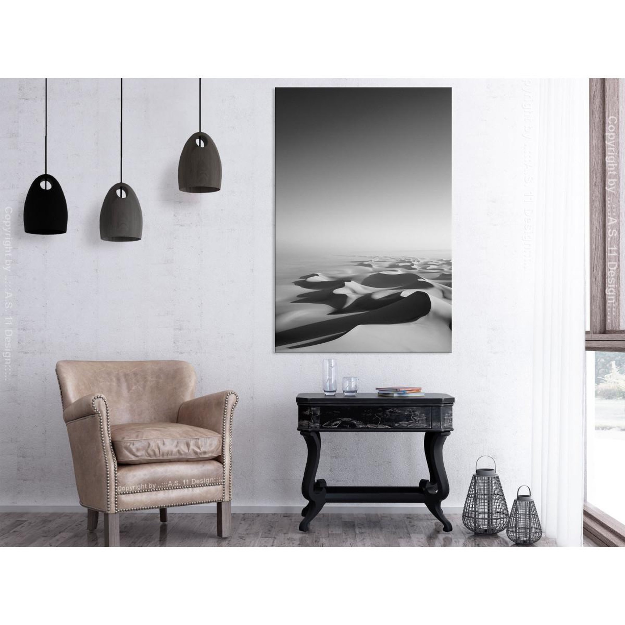 Voir la diapositive 2 : Paris Prix Tableau imprimé  sahara