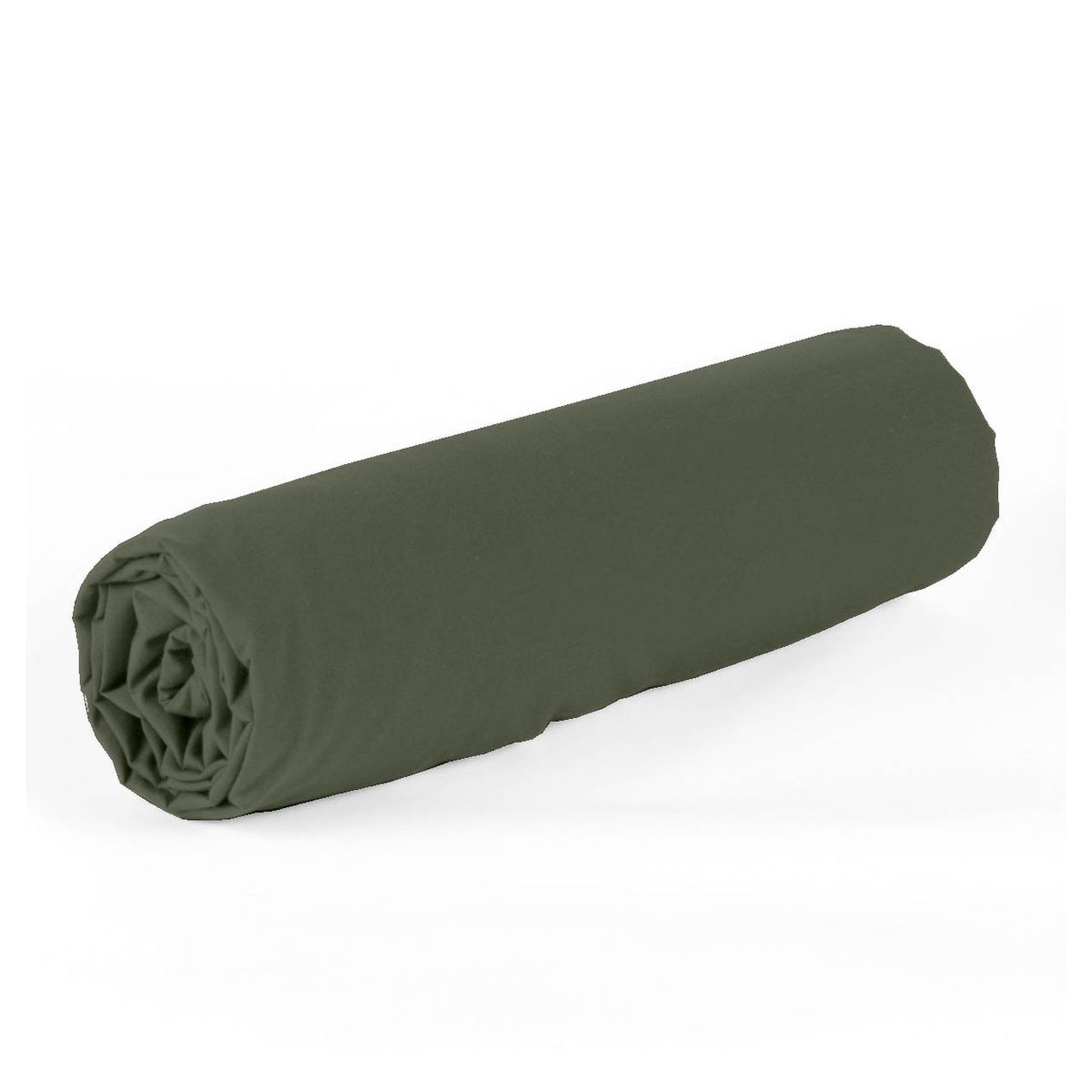 Voir la diapositive 1 : Drap housse uni en coton 