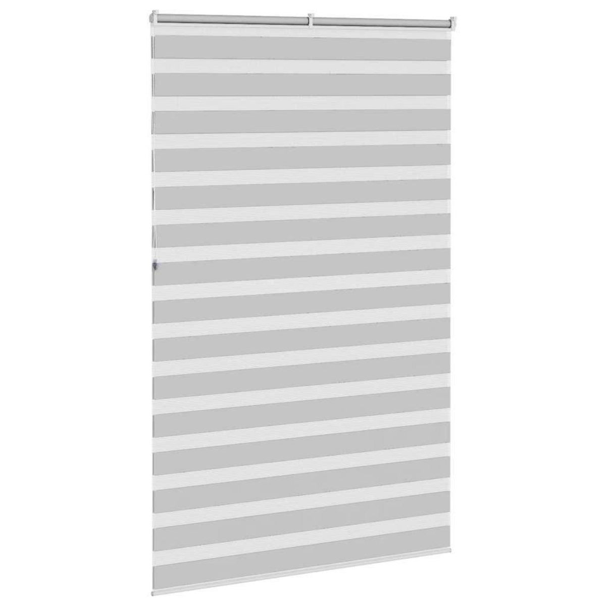 VIDAXL Store zebre gris clair largeur du tissu 145,9 cm polyester