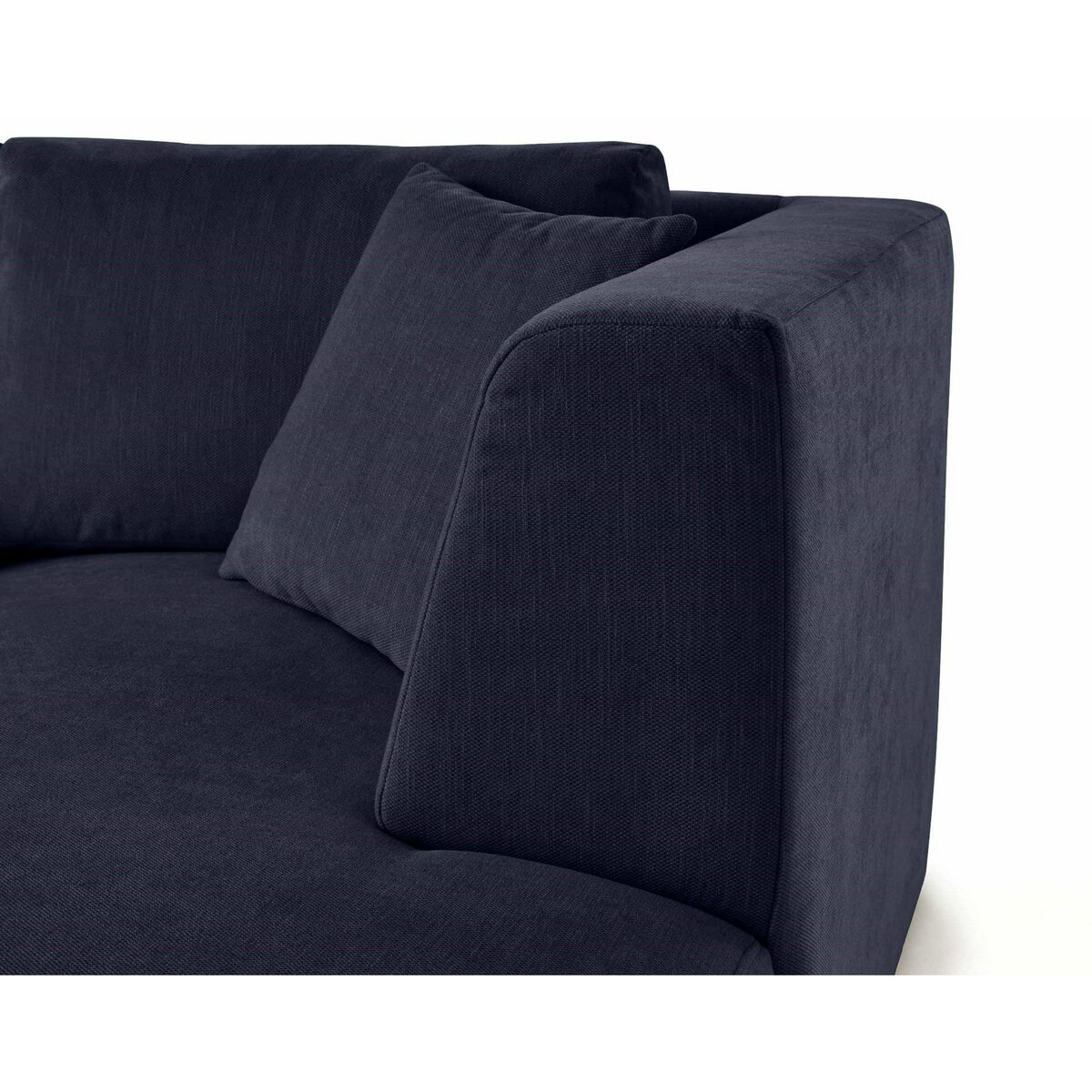 LISA DESIGN Santorini - module d'assise méridienne droit - en tissu texturé